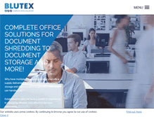 Tablet Screenshot of blutex.co.uk